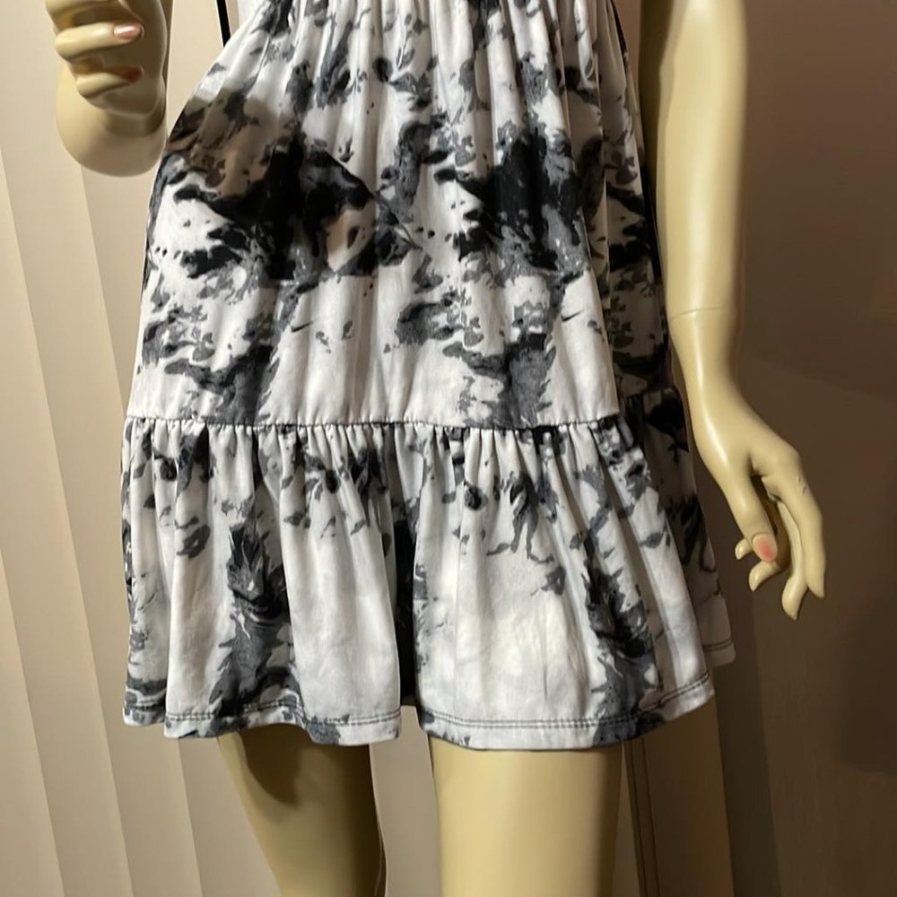 Women Medium Soft Cotton Mini Baby Doll Tie Dye Dress SO CUTE! - Picture 3 of 3